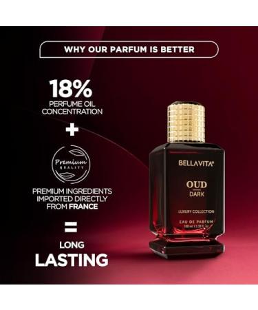 prime craft Luxury OUD DARK Eau De Parfum Intense Perfume for Men with Grapefruit Orris Vetiver |Woody Musky Long Lasting EDP Fragrance Scent 100 ml - Buy Online on GoSupps.com