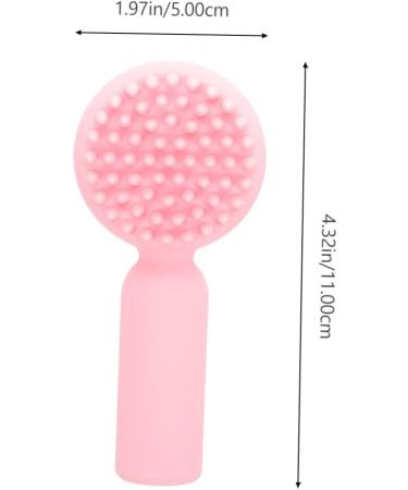 Didiseaon Silicone Face Brush Silicone Handheld Face Brush Exfoliating Face Scrubber Facial Scrub Brush Silicone Scrubber Silicone Face Scrub Face Scrubbers Pores Silica Gel 3d 11x5cm Pink - Buy Online on GoSupps.com