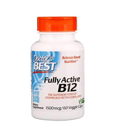 Doctors Best Fully Active B12 1500 mcg 60 vcaps
