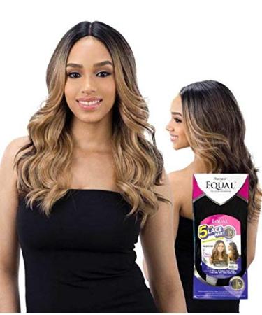 FreeTress Equal Lace Valentino Wig in FFHotchoco - 5 Deep Part Lace Synthetic Hair - Buy Online on GoSupps.com