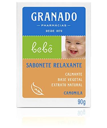 Granado - Linha Bebe - Sabonete em Barra Camomila (3 x 90 Gr) Baby Collection - Chamomile Bar Soap (3 x Net 3.17 Oz)