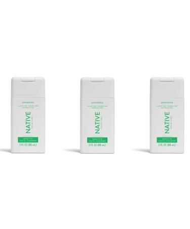 Unscented Travel Size Facial Cleanser Native Collection (3 oz) Each Pack of 3