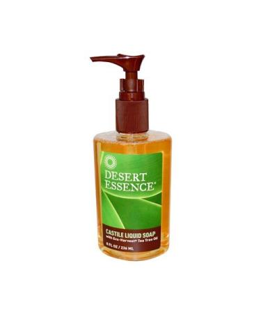 Desert Essence Tea Tree Castile Soap 8 fl oz - Eco-Friendly Cleansing - Buy Online on GoSupps.com
