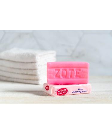 Zote Laundry Soap Bar - Pink 7oz (200g) | Gentle Cleansing for Fresh Laundry - Buy Online on GoSupps.com