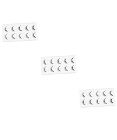 FOMIYES 15 Pairs Short False Eyelashes False Lashes Extension Lashes Layered Fake Lashes Fluffy Volume Lashes Makeup Lash Eyelashes Thick Eyelash Accessories Dense 6d Artificial Fiber