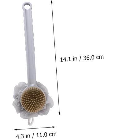 Double Sided Body Exfoliator Brush for Shower and Bath | Healeved Body Scrubber - Buy Online on GoSupps.com