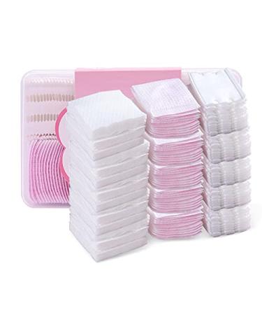 Cotton pads for the face number of thread 280-Premium 100% cotton sensitive skin nails and personal care saves water soft and gentle make-up tools