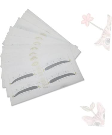 Didiseaon 12pcs 48 Eyebrow Template Stickers Eyebrow Grooming Stencils Eyebrow Sticker Eyebrow Card - Buy Online on GoSupps.com