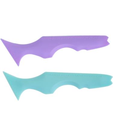 FOMIYES 4 Pcs Silicone Beauty Ruler Eyeliner Pencil Eyeliner Guard Shield Eyeliner Template Blindfold Bevel - Buy Online on GoSupps.com