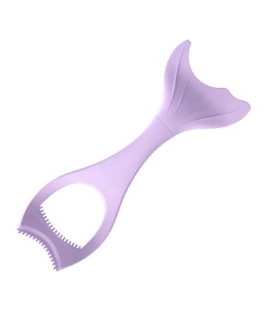 Didiseaon Violet Professional Vertex Mermaid Up Guard Compact Comb Wear-resistant Reusable Eyelash Miss 15X5.7CM Violet