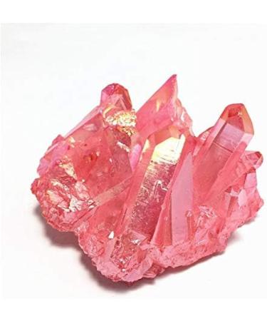 Crystal Cluster Pink Angel Titanium Quartz Crystal Specimen MineralsChakra Home Goods - Buy Online on GoSupps.com