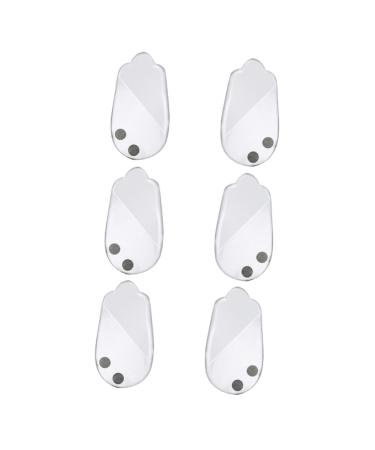NOLITOY 3 Pairs Orthopedic Heel Pad Heel Cup Shoes Insole Feet Insoles Feet Support Insoles Orthopedic Heel Support Feet Heel Insoles Magnet Insole Medial Heel Soft Gel Pad