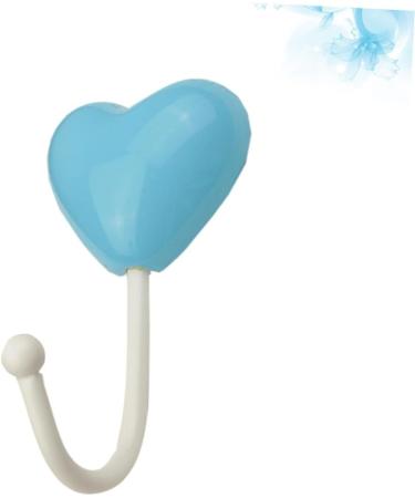 STOBAZA 1pc Wall Mount Clothing Rack Towel Hook Heart Hooks for Wall Sea Star Hook Wall Hook Aisle Heavy 6*12cm Sky-blue - Buy Online on GoSupps.com
