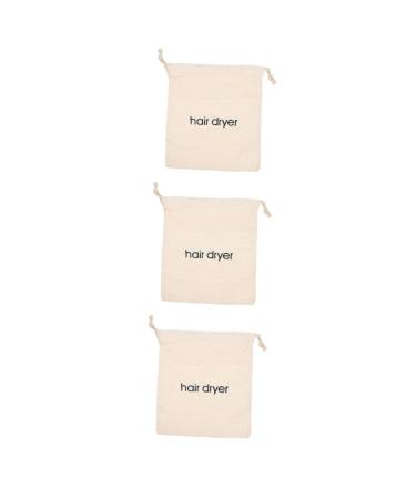 TOVINANNA 3pcs Hair Dryer Travel Bag Hair Dryer Case Travel Hair Dryer Bags Hair Dryer Storage Pouch Fabric