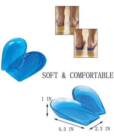 Sohapy Silicone Heel Cups for Posture Correction and Heel Pain Relief - 1 Pair Large - Buy Online on GoSupps.com