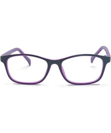 ALWAYSUV Blue Light Blocking Glasses for Kids & Teens - Square Frame Anti Blue Ray Gaming Glasses in Purple - Buy Online on GoSupps.com
