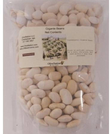 OliveNation Gigante Beans, Dried Greek Giant Bean, Nutritious High Fiber Legume, Non-GMO, Gluten Free, Kosher, Vegan - 2 pounds