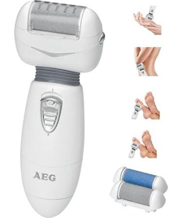 AEG PHE 5670 - Electric callus remover - Flexible head - Water-resistant housing - Easy to clean - White/grey - Buy Online on GoSupps.com