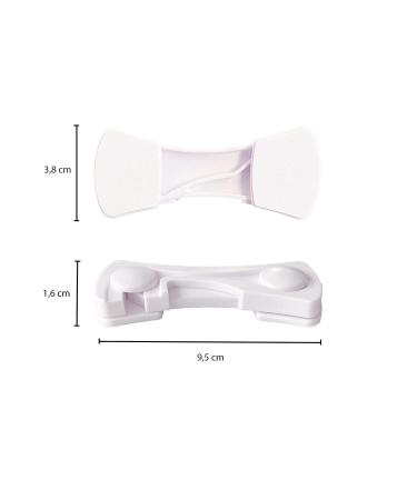 10 Pack Child Lock Cups - Safe Closet & Drawer Protection No Drill Installation Pollutant-Free White | Child Safety Tap Locks for Home - Buy Online on GoSupps.com