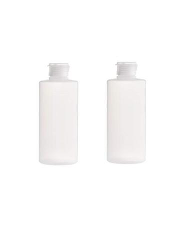 2 pieces 200 ml transparent empty travel to be fulfilled PE plastic soft tubes bottle emulsion packaging case make-up cosmetics container for facial cleanser shampoo cleaner shower simply to squeeze