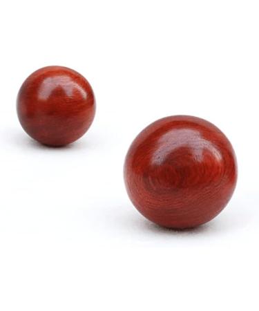 HEALLILY Wooden Baoding Balls - Hand Massage & Fitness Balls for Health Care | 2 Pack (5 x 5 cm) - International Shipping Available - Buy Online on GoSupps.com