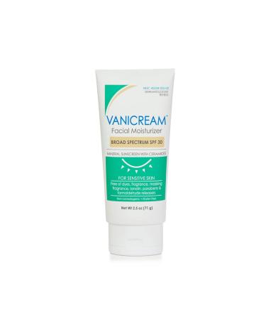 Vanicream Facial Moisturizer with SPF 30 - 2.5 fl oz - Formulated Without Common Irritants for Those with Sensitive Skin