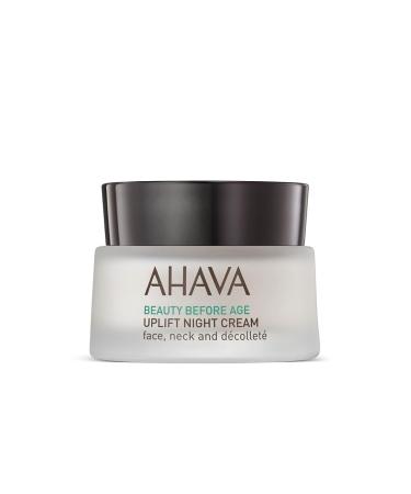 AHAVA Uplift Night Cream - Rich Melting Night Cream to Lift Firm & Tighten Skin Anti-Aging Effect by Reducing Deep Wrinkles Enriched with Exclusive Osmoter Tripeptide 38 & Shea Butter 1.7 Fl.Oz