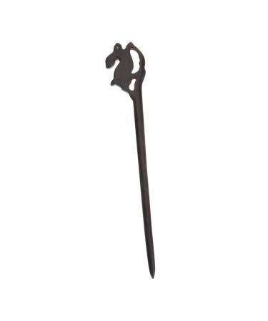 SOLUSTRE headpiece for women rabbit headgear wooden womens hair accessories japanese hair sticks hair stick vintage hairpin bride Wood accessories China Chopsticks Chinese style