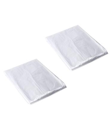 2 Feet Covers Bags or foot bath bucket liner pedicure basin basin liner clear booties pe 65.00X55.00X0.20CM As Shown