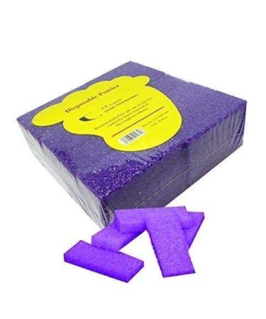 40pc Coarse CT Mini Disposable Pumice Pads- Purple