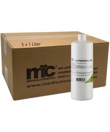 Buy Medicalcorner24 Ultrasound Gel - 5 x 1L Sonography & Conductive Gel for International Shipping - Buy Online on GoSupps.com