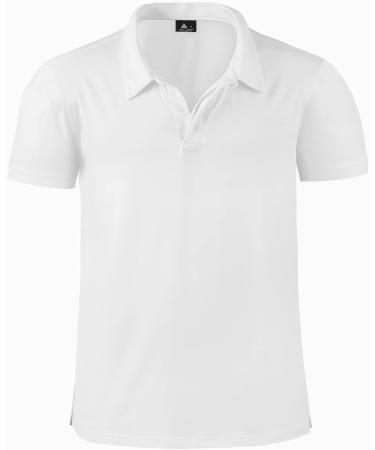 SWISSWELL Men's Short Sleeve Polo Shirts 3 Pack XX-Large - Moisture Wicking Outdoor Tactical Golf Sports Shirts (A170-White) - Buy Online on GoSupps.com
