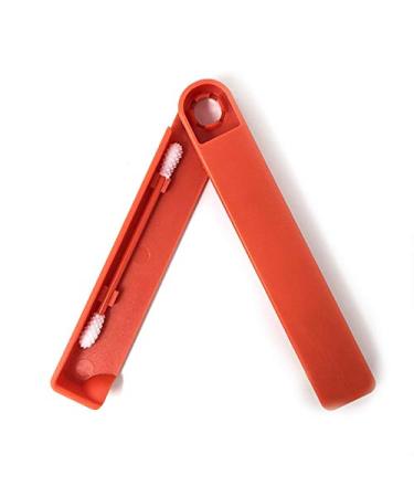 SHOP-STORY - Cotton swabs reusable and washable 2 pieces - color red