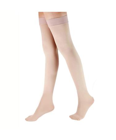 Aciyd thin leg care compression stockings-comfortable and durable design compression shell men and women relieve varicose veins in the legs at edema (23-32 mmHg) l