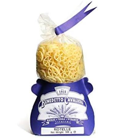  PASTA CAVALIERI LU Vientu Pasta Tasting Box - Cavaliers Spaghetti - Roulettes - Medium Striped - liques - Noodles - Smooth Pens - Durum Grain Semolina Pasta - Artisan product made in Salento (6 x 500 g) - Buy Online on GoSupps.com