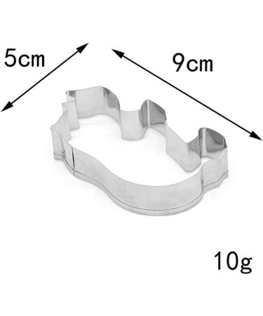 IMIKEYA 16 Pcs Modeling Molds Cake Mold Cookie Cutters Stainless Steel Cookies Mold Cookie Mold Fondant Making Molds Chocolates and Cakes Muffin Cakes Baking Tools Biscuit Dessert 9X5cmx2pcs Silverx2pcs - Buy Online on GoSupps.com