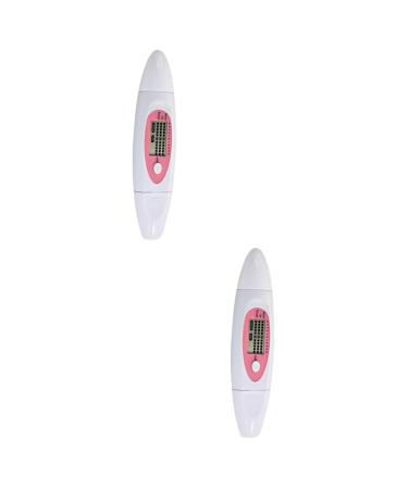 CANIGHT 2pcs 3 1 Facial Moisture Meter Skin Facial Moisture Skin Test Pen Skin Moisture Tester Sensor White
