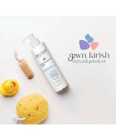 Natural Baby Shampoo & Body Wash - Tear-Free Hypoallergenic Vegan with Lavender & Oat Extract - 7.5 fl oz - Gentle Cleanser for Sensitive Skin - Buy Online on GoSupps.com
