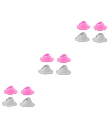 minkissy 12 Pieces Nail Art Supplies Nail Polish Nail Table Station Nail Brush Holder for Nail Tech Hand Rest for Nails Nail Holder Manicure