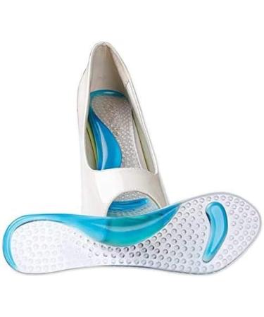 Gel Insoles for Women - Orthopedic Arch Support & Cushion for Flat Feet | Silicone Gel Inserts for Foot Care - 1 Pair - Buy Online on GoSupps.com