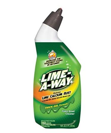 Lime-A-Way Toilet Bowl Cleaner, Liquid 16 oz (Pack of 5)