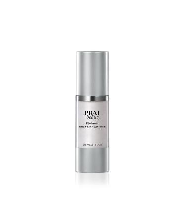 PRAI Beauty Platinum Firm and Lift Night Serum Anti-Aging Face Serum for Instant Face Lift Nourishing and Hydrating Serum Vegan Cruelty-Free 1 Fl Oz