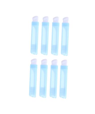 HOMSFOU 8pcs Foldable Toothbrush with soft bristles small head gift travel pp