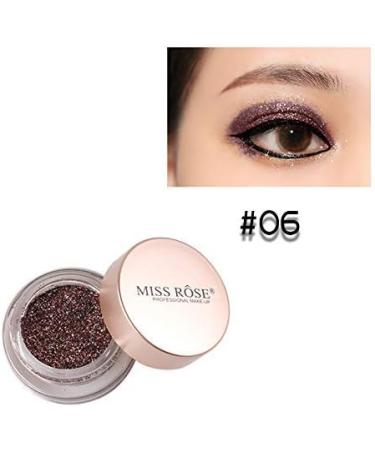  Miss Rose MISS ROSE Makeup Glitter 10 Colours Cream Glitter Holographic Chunky Face Eyeshadow Liquid Liquid High Body - Buy Online on GoSupps.com