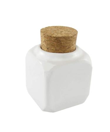 JIHUOO Ceramic Dappen Dish Nail Art Cup Acrylic Liquids Container Nail Art Tool White