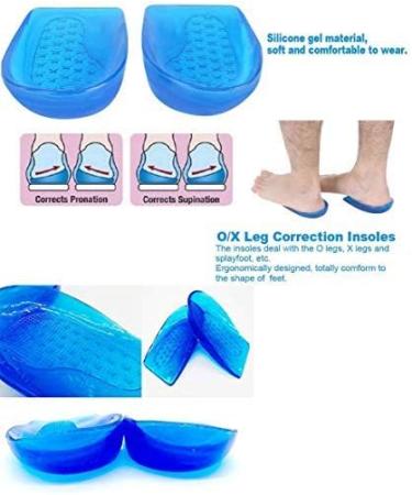 Sohapy Silicone Heel Cups for Posture Correction and Heel Pain Relief - 1 Pair Large - Buy Online on GoSupps.com