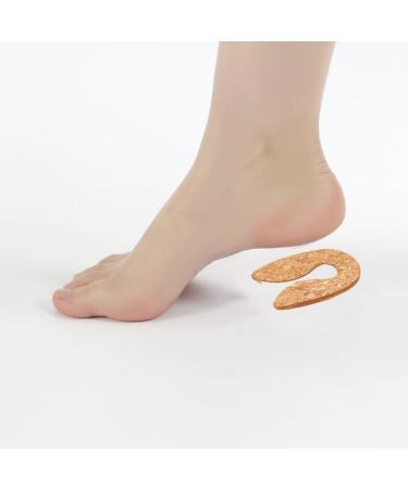 2 Pair Heel Cushion Pads for Pain Relief | U-Shape Heel Protectors for Plantar Fasciitis | Comfortable Shoe Inserts - Buy Online on GoSupps.com