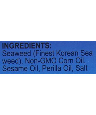 Jayone Roasted and Lightly Salted Seaweed, Nutty Flavor, 0.17 oz (Pack of 24) - Buy Online on GoSupps.com