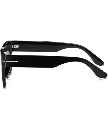 JOVAKIT Blue Light Glasses for Men & Women - Square Frame Anti Eyestrain Specs for Reading Gaming & Screens - A1 Black 51mm - Buy Online on GoSupps.com