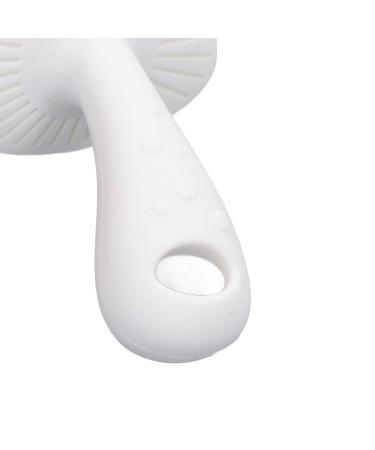 Large Easy Grip Baby Teether Stick | Silicone Teething Toy for Newborn | Boilable Candy Shape | Sensory Development | Textured Handle | 6-12 Months (Blue White) - Buy Online on GoSupps.com